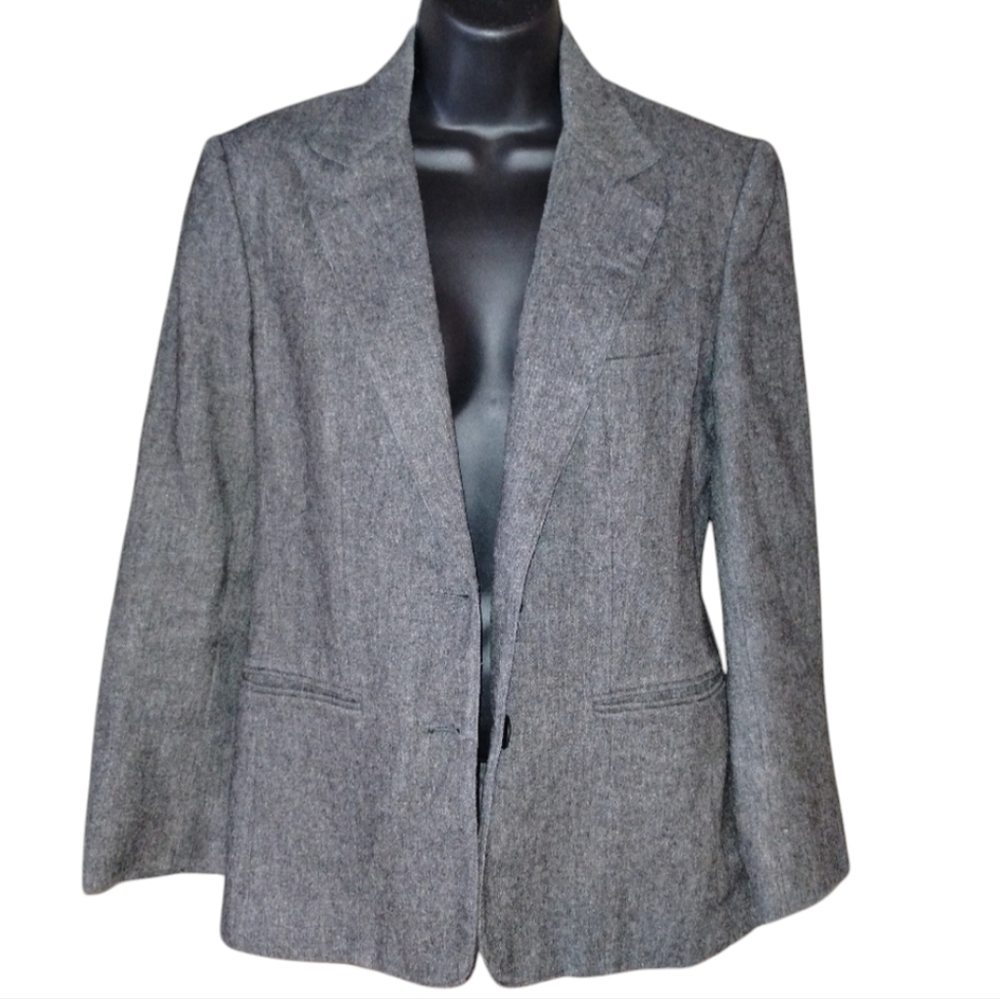 Hudson's gray wool blazer size 8 great condition